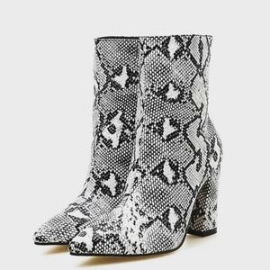 Snake skin  boots